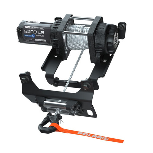 Polaris New OEM, Polaris HD 3500 LB Pre-wired Winch, Durable, 2885127