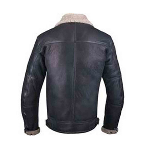 Indian Motorcycle New OEM Men's Leather Shearling Riding Jacket, Small, 28638260