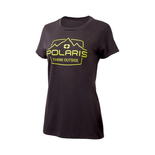 Polaris New OEM Women's Polaris Think Outside Logo Adventure Tee, 286262806