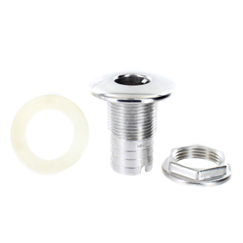 Attwood Stainless Steel Thru-Hull Connector Short 1-1/8", 23-665433
