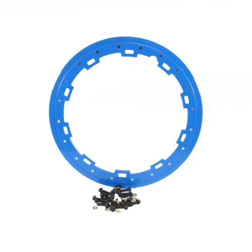 Polaris New OEM Pro Armor Forged Beadlock Ring Voo Doo Blue 14", 1522244-619