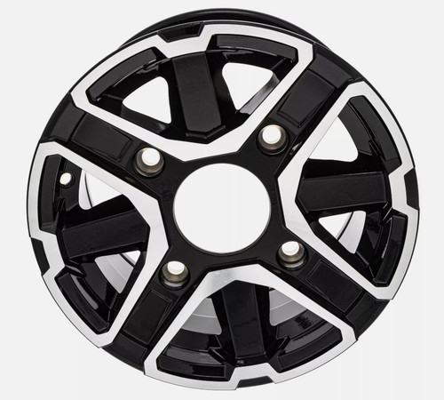 Polaris OEM Rim-Front Black 12X6 AL 26.2OFST Ranger 1000 900 570 XP+ 1521629-067