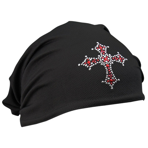 Schampa Technical New Black Stone Cross Doo-Z Bandana Headwrap 14-1250, DZ01-S06