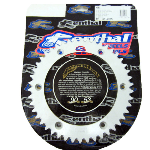 KTM Renthal Ultralight Silver Rear Sprocket 46T 46 Tooth 125 250 350 500 540 LC4