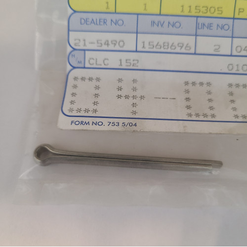 Johnson/Evinrude/OMC New OEM PIN-COTTER 0115305, 115305