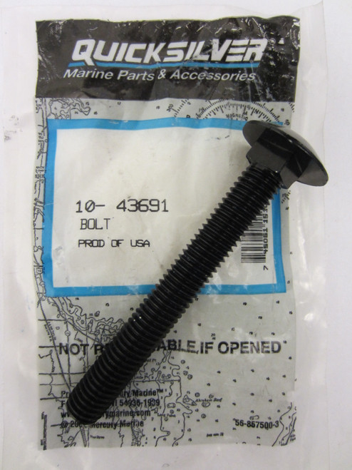Mercruiser New OEM Gimbal Housing Mount Carriage Bolt 10-43691, 10-35624, 34013
