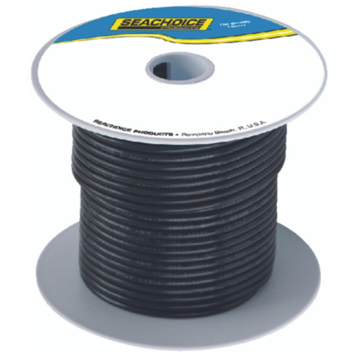 Seachoice New, Tinned Copper 8 AWG Marine Wire 100 Feet, 50-63051
