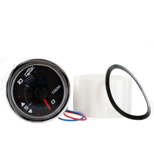 Mercury Marine Mercruiser OEM Trim Gauge Black, 8M0206585