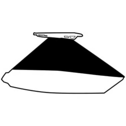 Yamaha OEM, Premium Black Fish Boat Mooring Cover, MAR-25FSH-MC-24