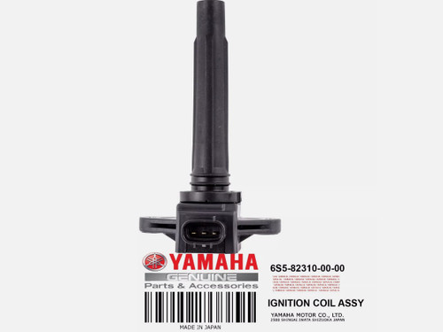 Yamaha OEM Ignition Coil Assy, 6S5-82310-10-00