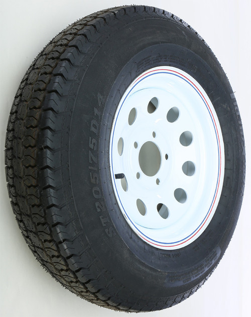 AWC Trailer Tire & 8 Spoke Steel Wheel Assembly, 58-8166
