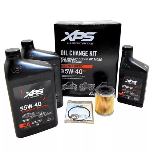 Can-Am New OEM Full Synthetic Oil Change Kit 5W40 500 CC, 9779488