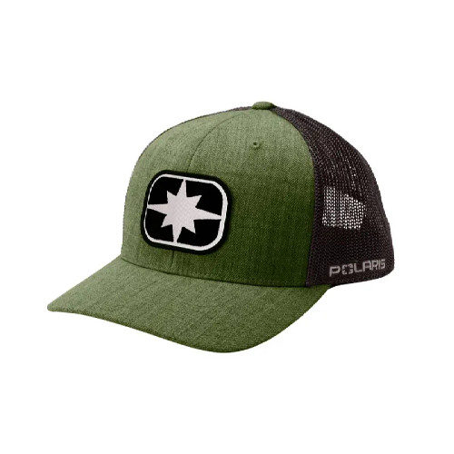 Polaris New OEM Ellipse Patch Trucker Hat, 2864562