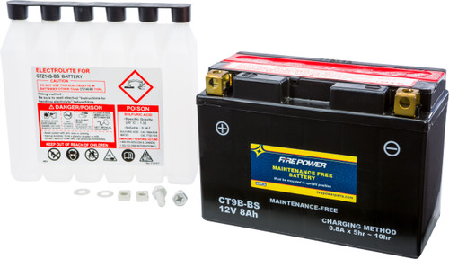 FIRE POWER Maintenance Free Sealed Battery, 49-2258