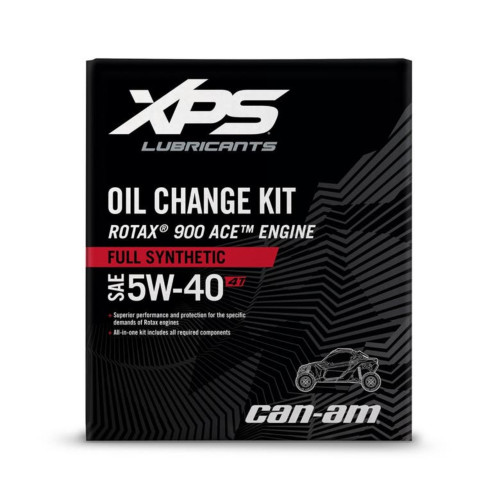 Can-Am New OEM 4T 5W-40 Full Synthetic Oil Change Kit, 9779260, 9779489