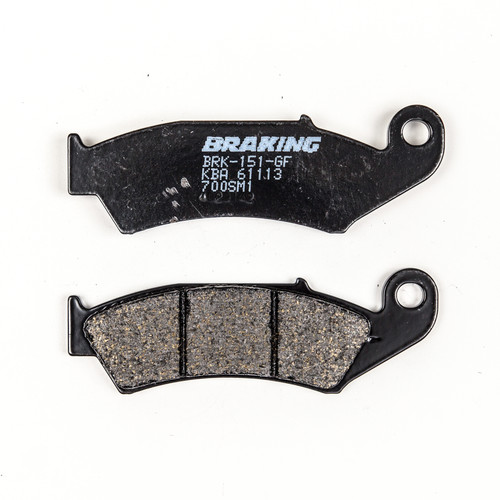 BRAKING Semi-Metallic Brake Pads, 31-700S BRAKING Semi-Metallic Brake Pads, 31-700S