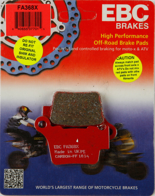EBC Standard Brake Pads, 15-368X
