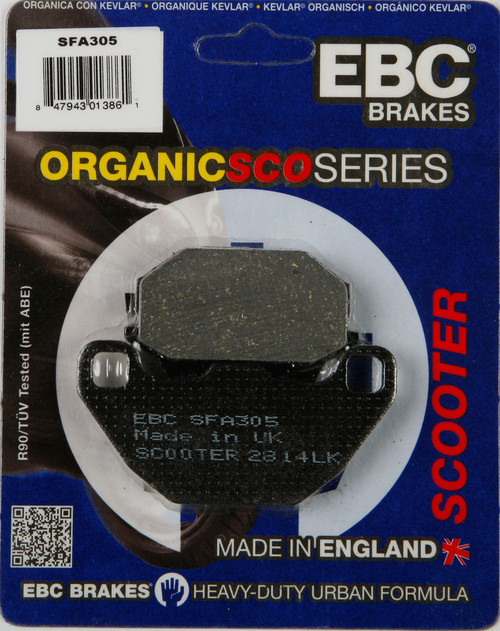EBC Organic Brake Pads, 153-305