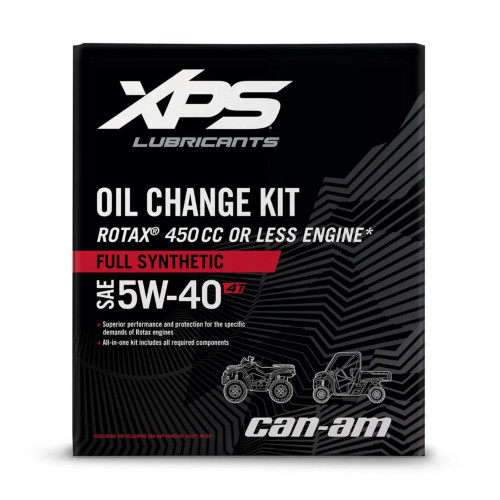 Can-Am New OEM 4T 5W-40 Full Synthetic Oil Change Kit, 9779256, 9779487