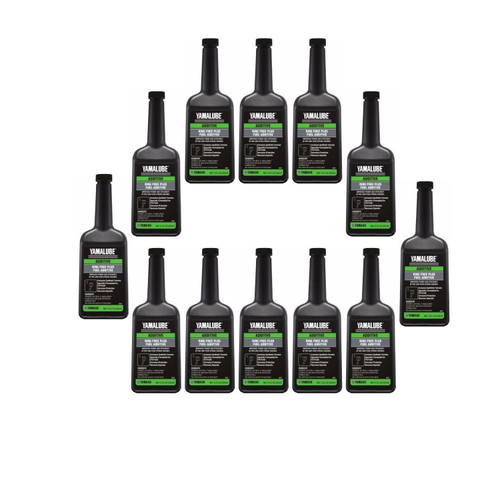 Yamaha New OEM Yamalube Ring Free Plus Fuel Additive 12 Pack, ACC-RNGFR-PL-12x12