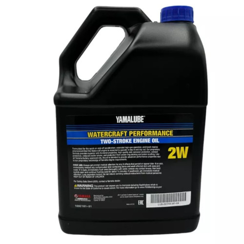 Yamaha New Yamalube 2W 2-Stroke PWC Waverunner Oil Gallon, LUB-2STRK-W1-04