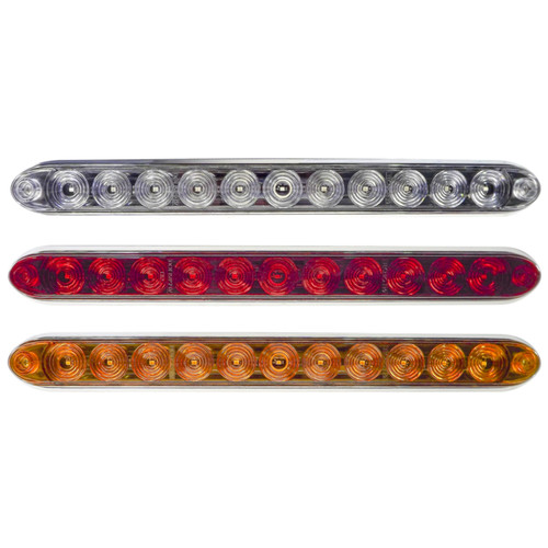 Tecniq OEM Amber Low Profile Turn/ID Bar Amber Lens, T13-AA00-1 Tecniq OEM Amber Low Profile Turn/ID Bar Amber Lens, T13-AA00-1
