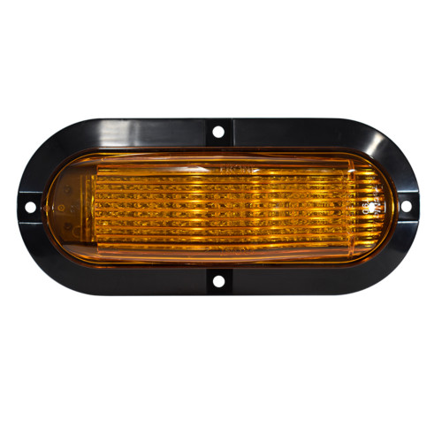 Tecniq OEM Midturn Amber Lens Flange Mount Amp, T90-AAFA-1