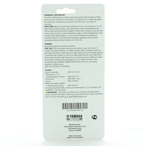 Yamaha New OEM Yamalube Semi Drying Liquid Gasket ACC-BOND4-MC-00