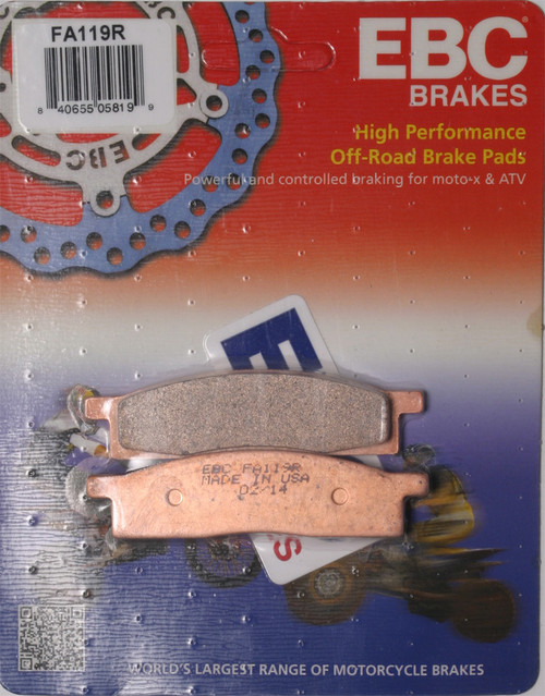 EBC Standard Brake Pads, 15-119R