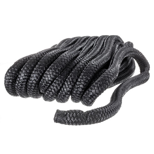 Seachoice New Dock Line Double Braided Nylon 3/4"x35ft Black, 50-47211