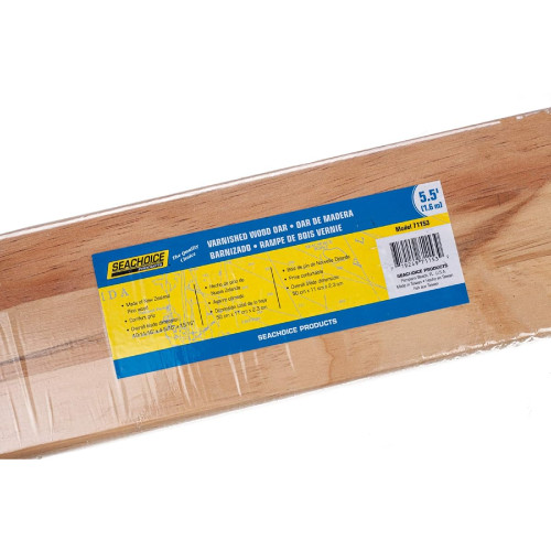Seachoice New Premium Varnished Oar with Comfort Grip 5.5 Ft, 50-71153