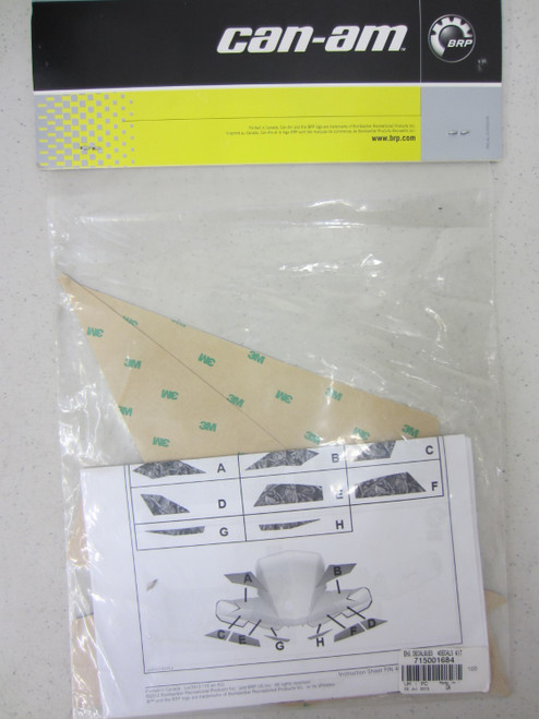 Can-Am Outlander ATV Deluxe Fairing Camo Decals Sticker Kit 715001684