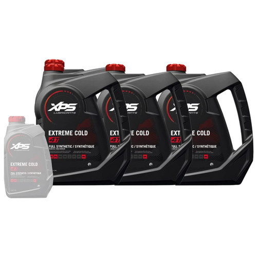 Can-Am New OEM, XPS 4-Stroke 0W-20 Extreme Cold Synthetic Oil 3 Gallons, 9779146
