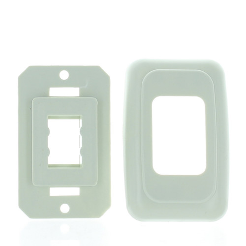 JR Products Single Switch Base & Face Plate 12105