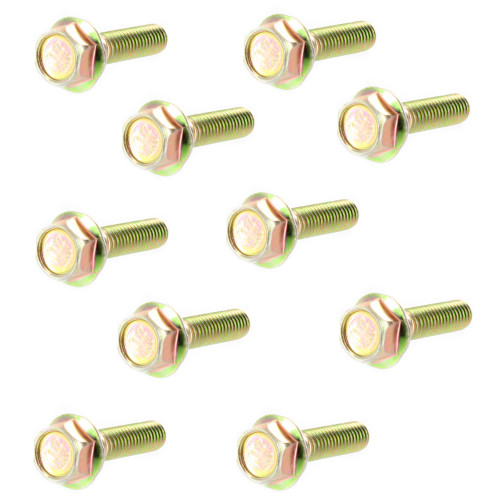 Ski-Doo OEM Hexagonal Flange Screw (M6 x 25) 10 Pack, 207662544 Ski-Doo OEM Hexagonal Flange Screw (M6 x 25) 10 Pack, 207662544