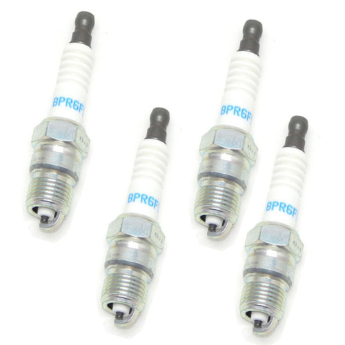 NGK Standard Spark Plugs, 14mm Thread, 1.25 Pitch, Pack of 4, 41-BPR6FS