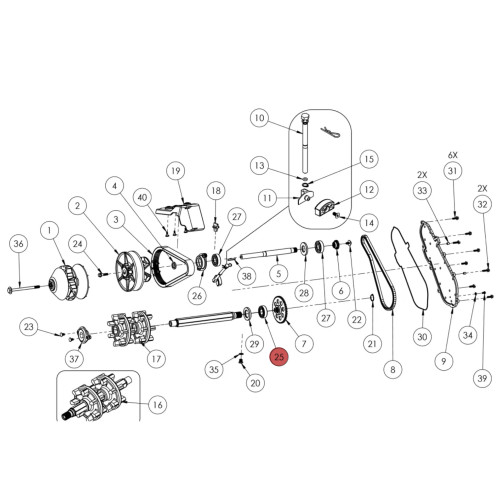 Widescape OEM Bearing (25X52X15), TBX-01X002