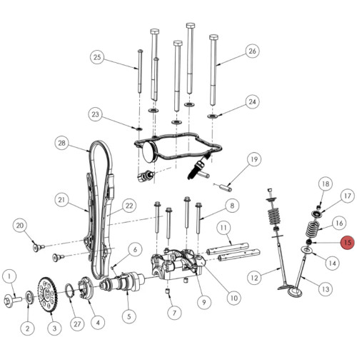 Widescape OEM Valve Stem Seal, 140105X009
