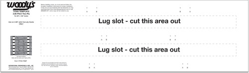 WOODYS Titan Studding Template, 18-3951