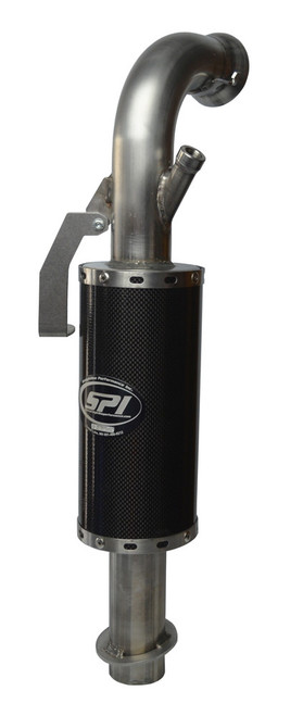 STRAIGHTLINE Lightweight Silencer/Muffler, 241-21301CFS