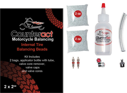 COUNTERACT Tire Balancing Beads w/Installation Bottle, 85-4004