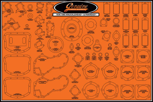 JAMES GASKETS Gasket Display Board, 681-6006