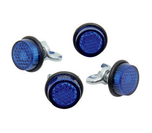 CHRIS PRODUCTS Mini Reflectors 4-Blue, CH4B