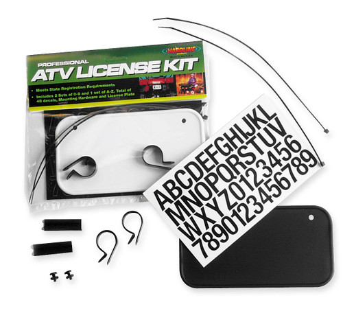 HARDLINE Atv License Kit - White, 2340W