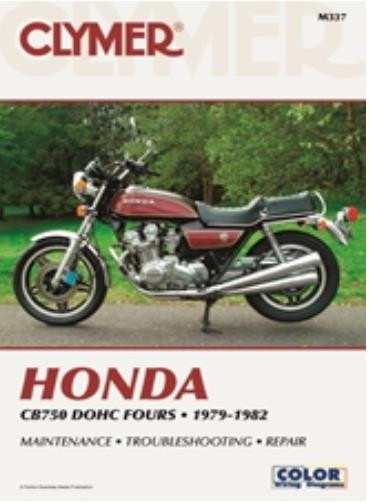 CLYMER Manual - Honda Cb750 Dohc, M337