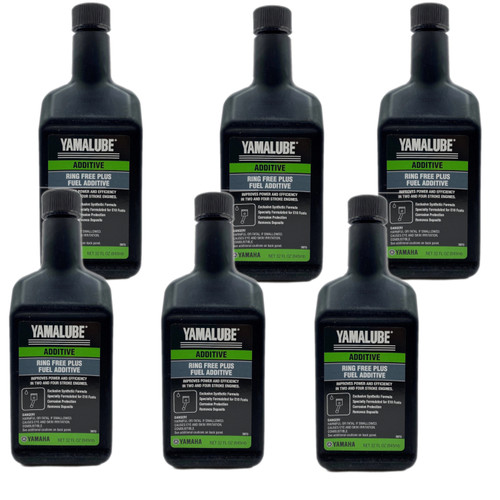 Yamaha OEM Yamalube Outboard Ring Free Plus Fuel Additive 6-Qts, ACC-RNGFR-PL-32