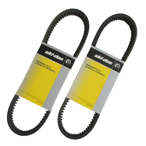 Ski-Doo New OEM Drive Clutch Belt TWO PACK 417300066 Mach 1, Z, Formula III, GT