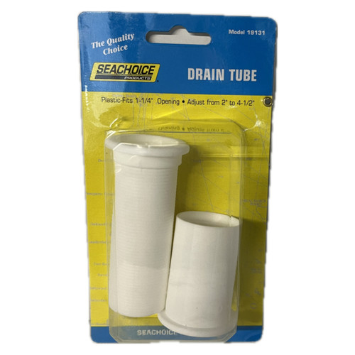 Seachoice New Splashwell Drain Tube 1-1/2" White, 50-19131