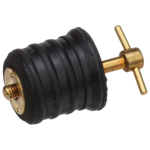 Seachoice 1-1/4 Inch Twist Brass Drain Plug, 50-18861