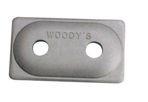 WOODY'S Angled Backer Plates - Double - 12 Pack, ADA2-3775